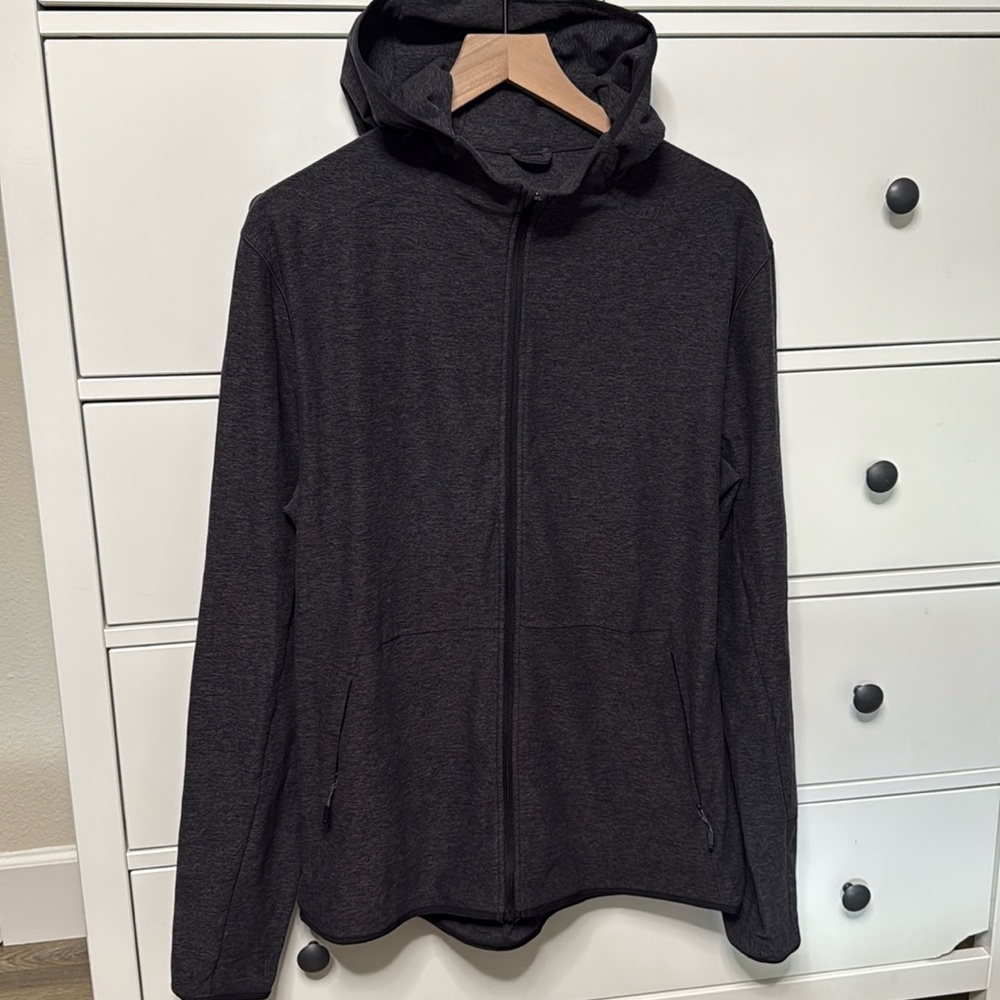 Lululemon Men’s Surge Hoodie - Black/Grey - Men’s L